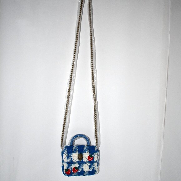 KURT GEIGER LONDON Handle MICRO Kensington in Blue NWT - Picture 6 of 6